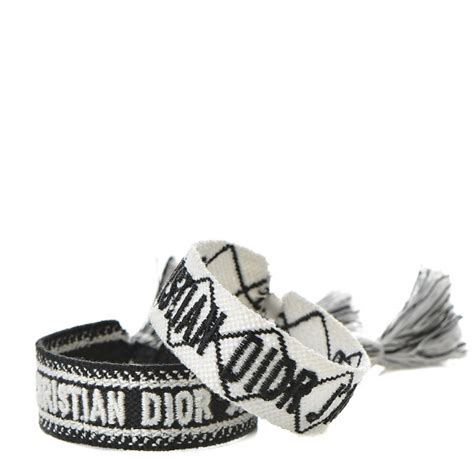 dior friendship bracelet black and white|Dior friendship bracelet for sale.